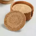 Rattan Coaster
